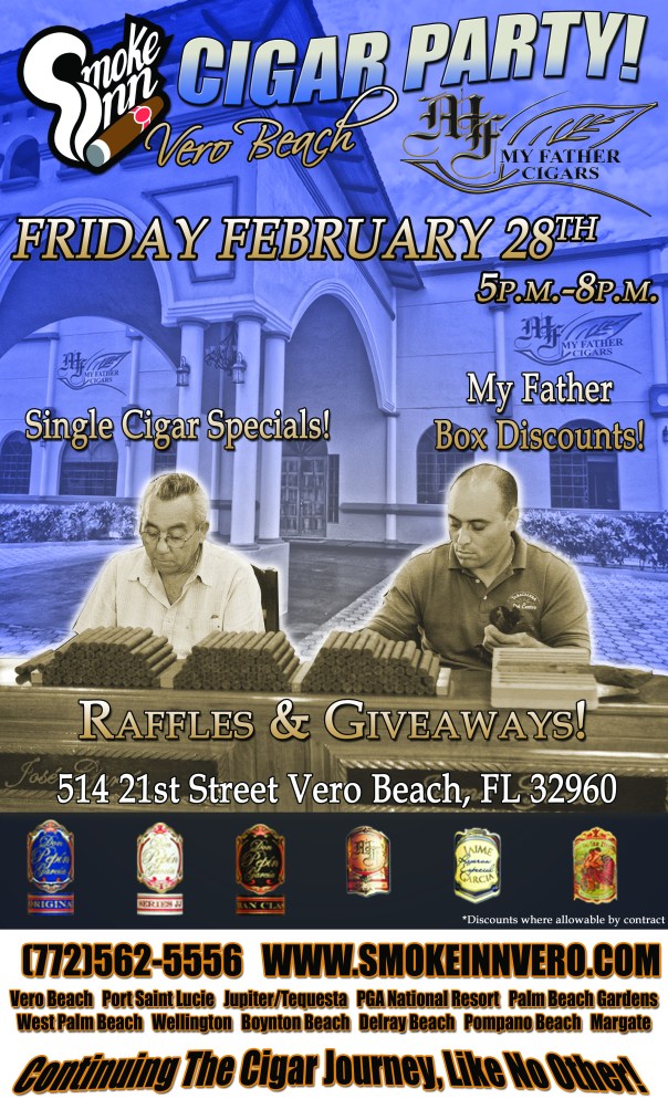My Father Cigar Event-Smoke Inn, Vero Beach