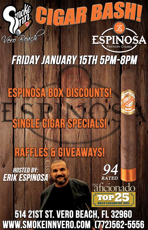 Espinosa Cigar Event- Laranja Reserva Toro Rated 94 by Cigar Aficionado